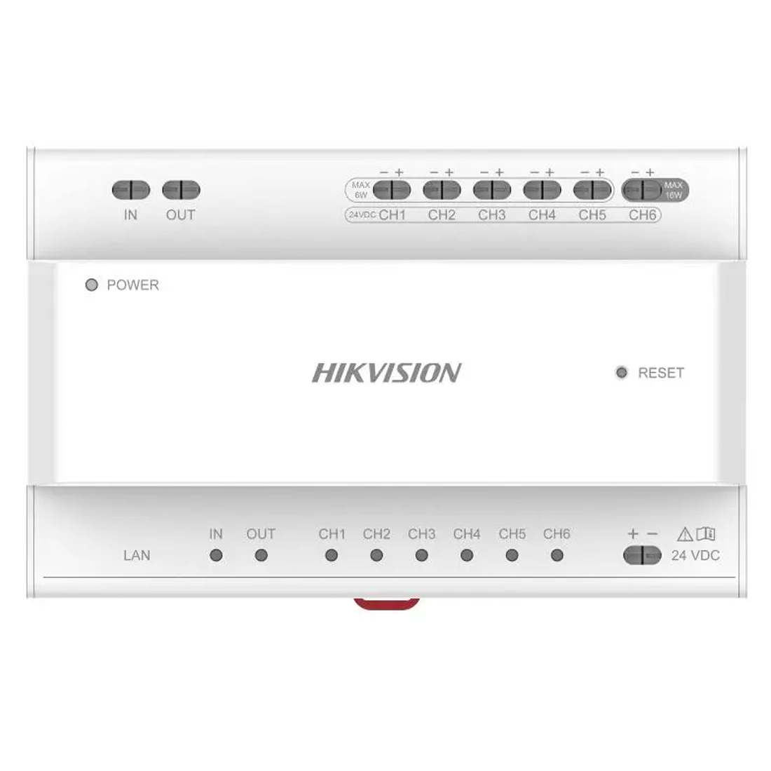 NEW Hikvision 2 Wire Intercom Audio/Video Distributor (DS-KAD706Y)
