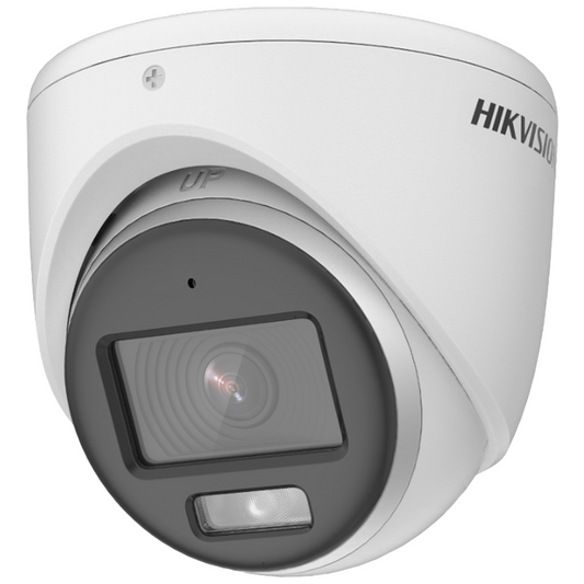 Hikvision Smart Hybrid ColorVu AoC 3K 20m Turret Dome with Microphone 2.8mm (DS-2CE70KF0T-LMFS-2.8MM)