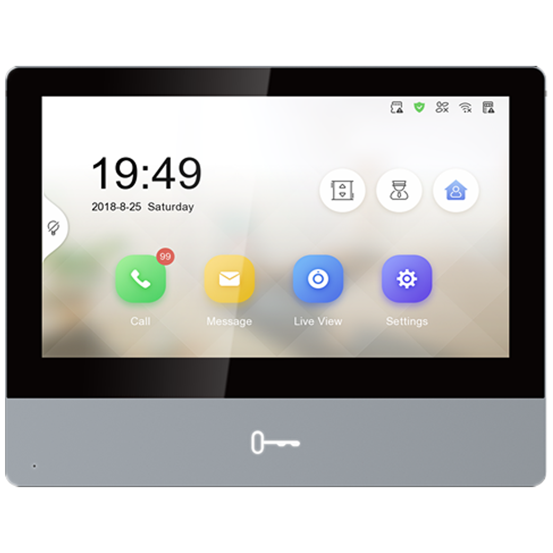 Hikvision IP Intercom 7” Touchscreen Reddot Monitor (DS-KH8350-WTE1)