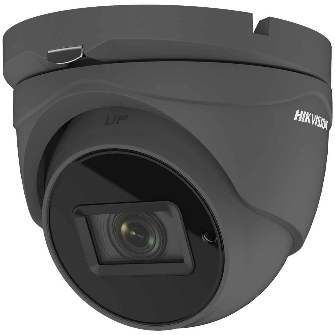 Hikvision POC Turbo TVI 5MP 40m Turret Dome Motorised 2.8-12mm - Grey (DS-2CE79H0T-IT3ZE-GR)