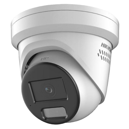 Hikvision IP Smart Hybrid ColorVu 4K 8MP 40m Turret Dome with Mic/Speaker/Alarm 2.8mm (DS-2CD2387G2H-LISU/SL-2.8)