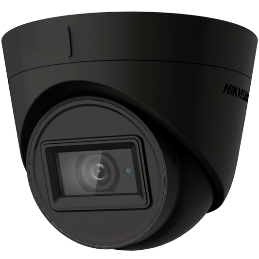 Hikvision POC Turbo TVI 5MP 40m Turret Dome 2.8mm - Black (DS-2CE78H0T-IT3E-2.8MM-BK)
