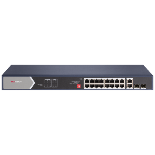 Hikvision 16 Port Gigabit POE Switch (DS-3E0520HP-E)