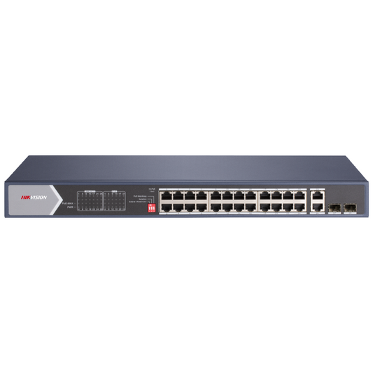 Hikvision 24 Port Gigabit POE Switch (DS-3E0528HP-E)