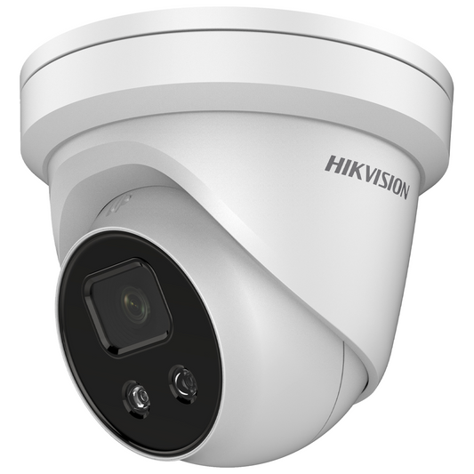 Hikvision IP Acusense DarkFighter 4K 8MP 30m Turret Dome with Mic/Speaker/Alarm 2.8mm  (DS-2CD2386G2-ISU/SL-2.8MM)