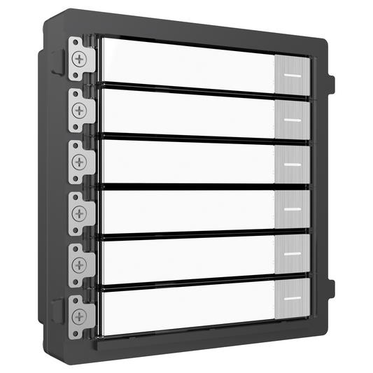 Hikvision Modular Intercom Name Tag Module - Stainless Steel (DS-KD-KK/S)