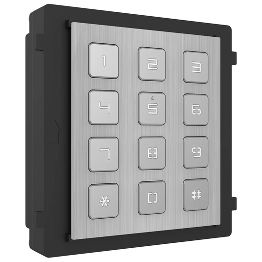 Hikvision Modular Intercom Keypad Module - Stainless Steel (DS-KD-KP/S)